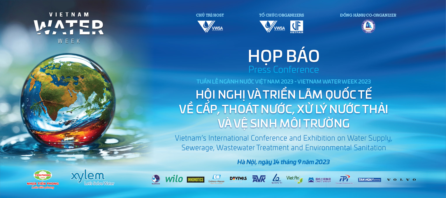 2873/Thông cáo báo chí Tuần lễ ngành Nước Việt Nam - Vietnam Water Week 2023