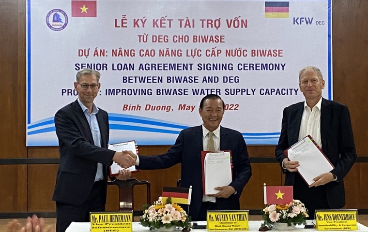 Biwase - doanh nghiệp ngành nước sạch đầu tiên tại Việt Nam được DEG hỗ trợ vốn tín chấp dài hạn