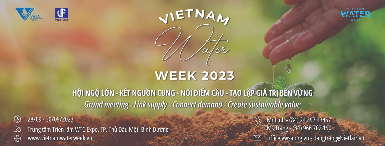 2863/Vietnam Water Week 2023: Nước vì chất lượng cuộc sống và phát triển bền vững