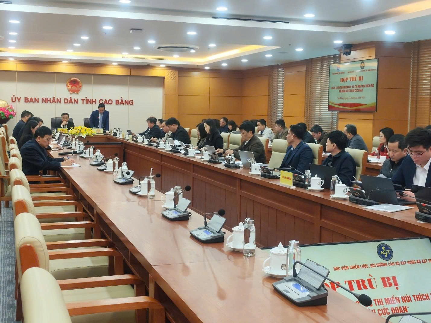 3206/Cao Bằng dự kiến tổ chức hội thảo về đô thị miền núi thích ứng với biến đổi khí hậu cực đoan ngày 17/4