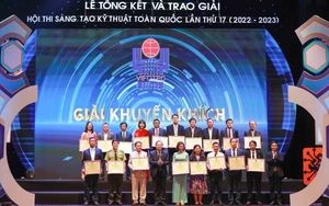 2961/HueWACO vinh dự đạt giải Khuyến khích tại Hội thi Sáng tạo kỹ thuật toàn quốc lần thứ 17