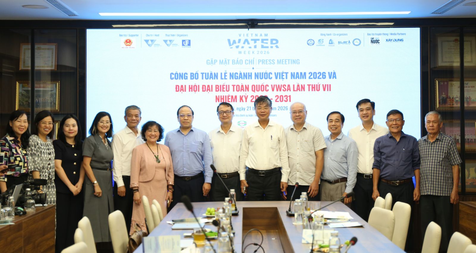 Thông tin báo chí công bố Tuần lễ ngành Nước Việt Nam 2026 và Đại hội đại biểu toàn quốc Hội Cấp Thoát nước Việt Nam lần thứ VII nhiệm kỳ 2026-2031