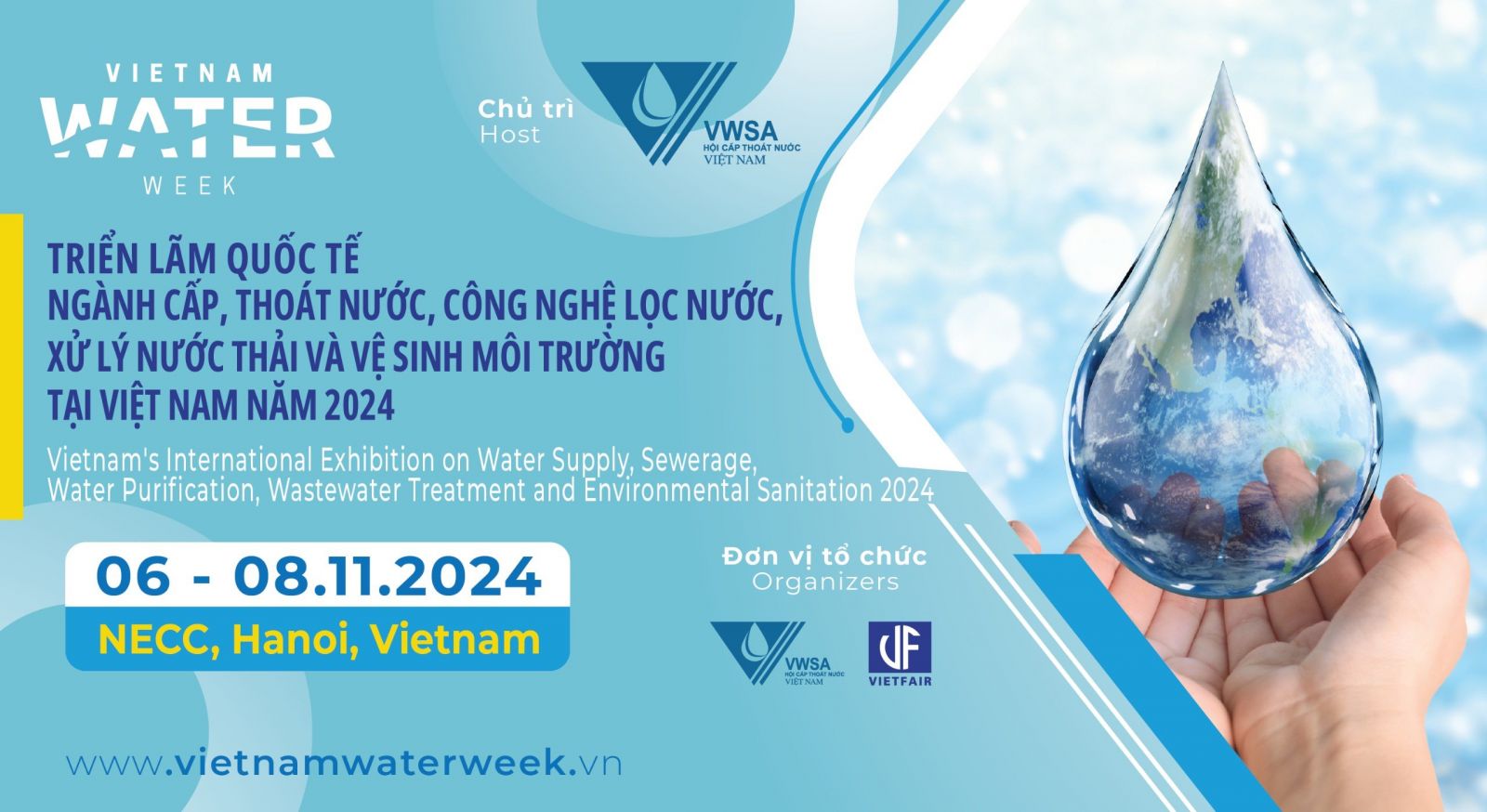 2883/Công bố Tuần lễ ngành nước Việt Nam - Vietnam Water Week 2024