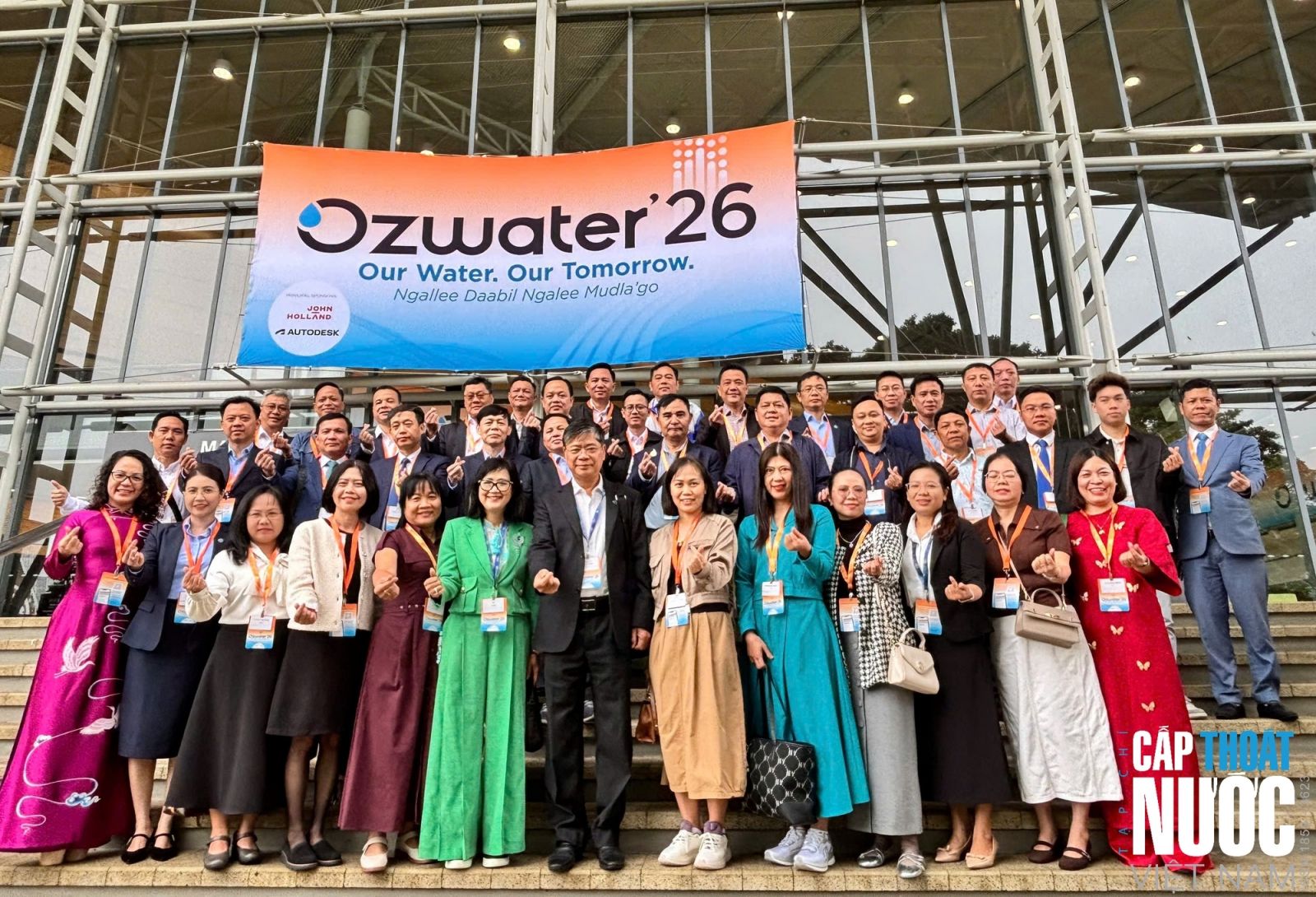Ozwater’26: VWSA tăng cường kết nối quốc tế, học hỏi kinh nghiệm chuyển đổi ngành Nước