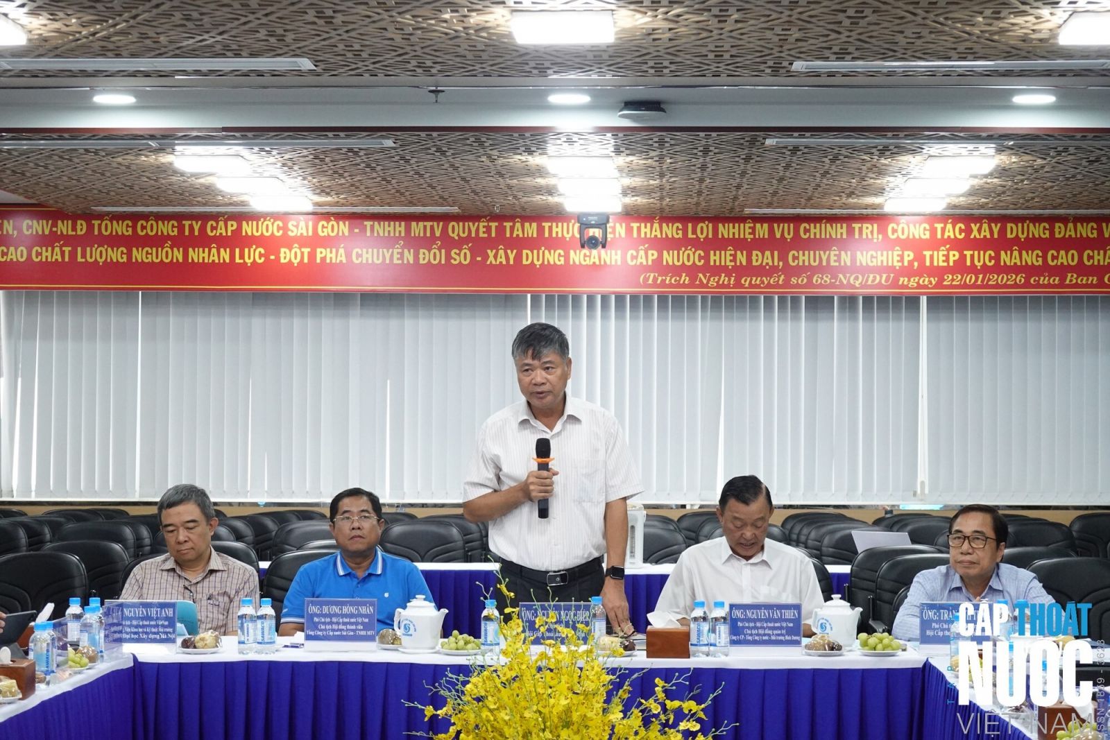 Hội Cấp Thoát nước Việt Nam rà soát các nội dung trọng tâm trước thềm Đại hội VII