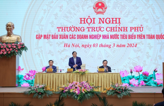 2926/Thủ tướng Phạm Minh Chính gặp mặt đầu xuân các doanh nghiệp nhà nước tiêu biểu