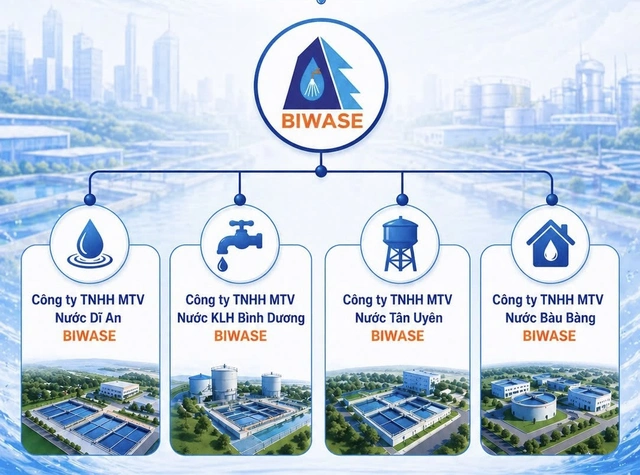 BIWASE tái cấu trúc, thành lập 4 công ty con từ các chi nhánh cấp nước BIWASE tái cấu trúc, thành lập 4 công ty con từ các chi nhánh cấp nước