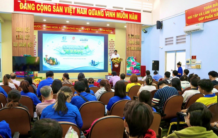 3263/SAWACO: Chung tay bảo vệ nguồn nước sạch