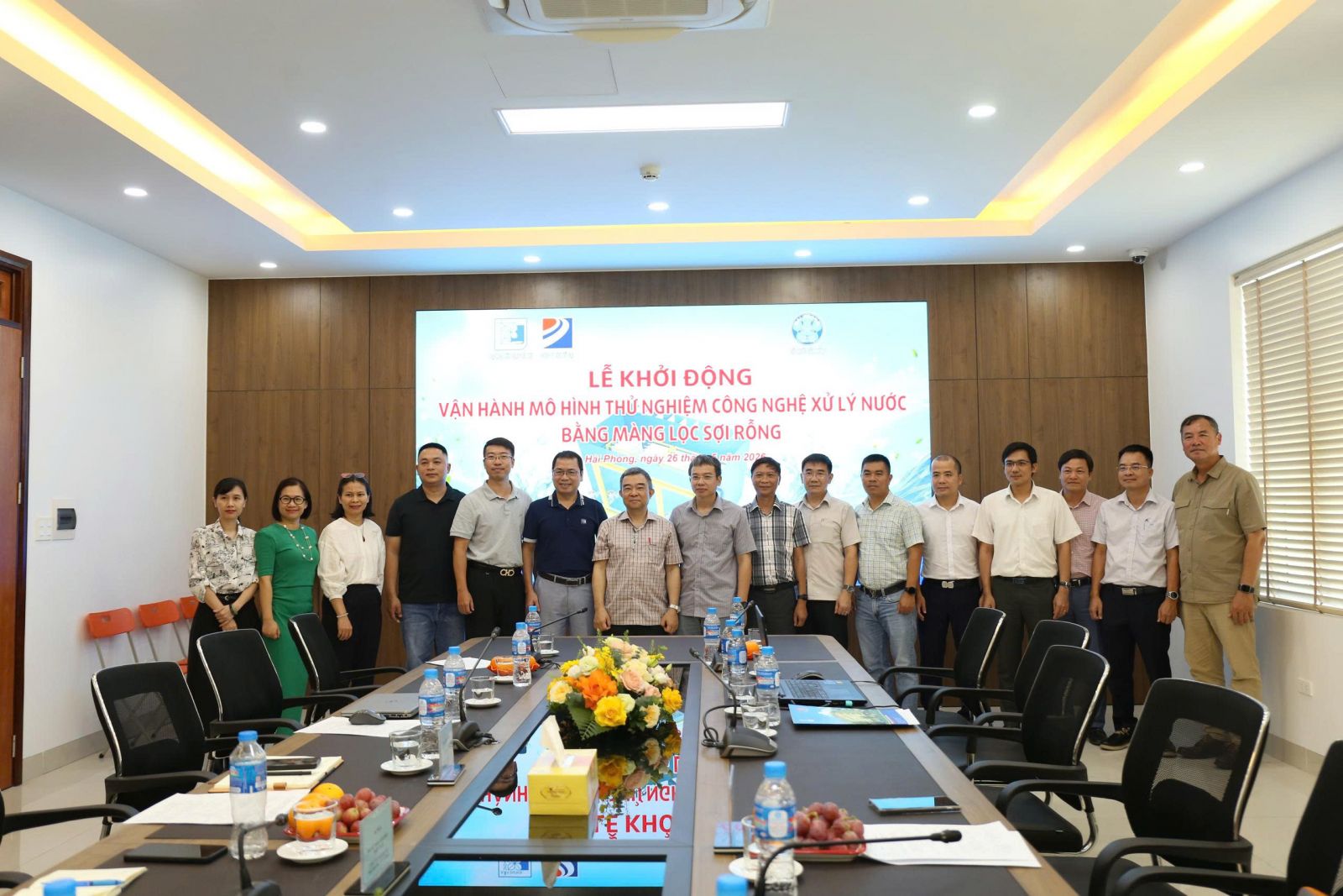 Hải Phòng: Khởi động mô hình thử nghiệm công nghệ xử lý nước mới bằng màng siêu lọc áp lực thấp