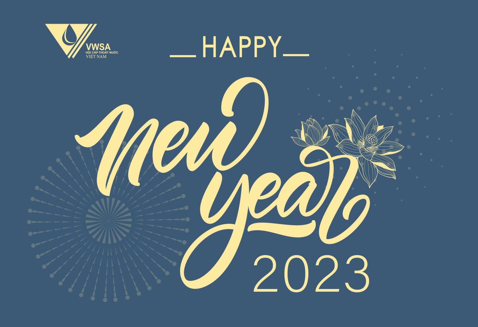 2758/Thư chúc mừng năm mới Quý Mão 2023 của Chủ tịch Hội Cấp thoát nước Việt Nam