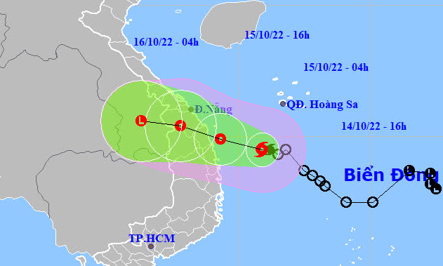 2683/Tin áp thấp nhiệt đới khẩn cấp suy yếu từ bão số 5