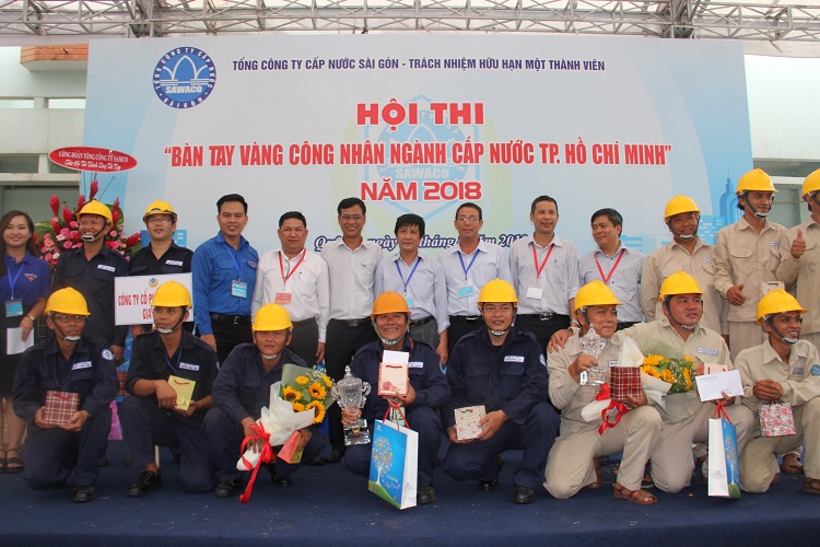 1325/Hội thi Bàn tay vàng công nhân ngành Cấp Nước Thành phố Hồ Chí Minh, năm 2018