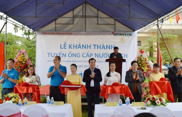 1082/HEINEKEN Việt Nam hỗ trợ các dự án nước sạch