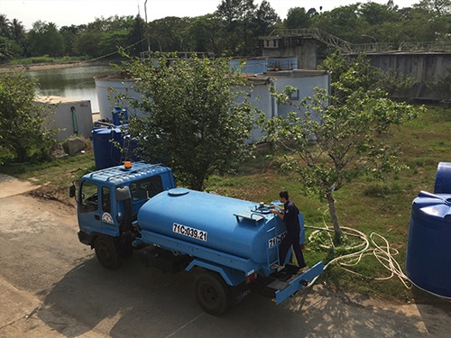 111/PERNAM-HOWACO hỗ trợ TP Bến Tre xử lý nước mặn với hệ thống RO di động