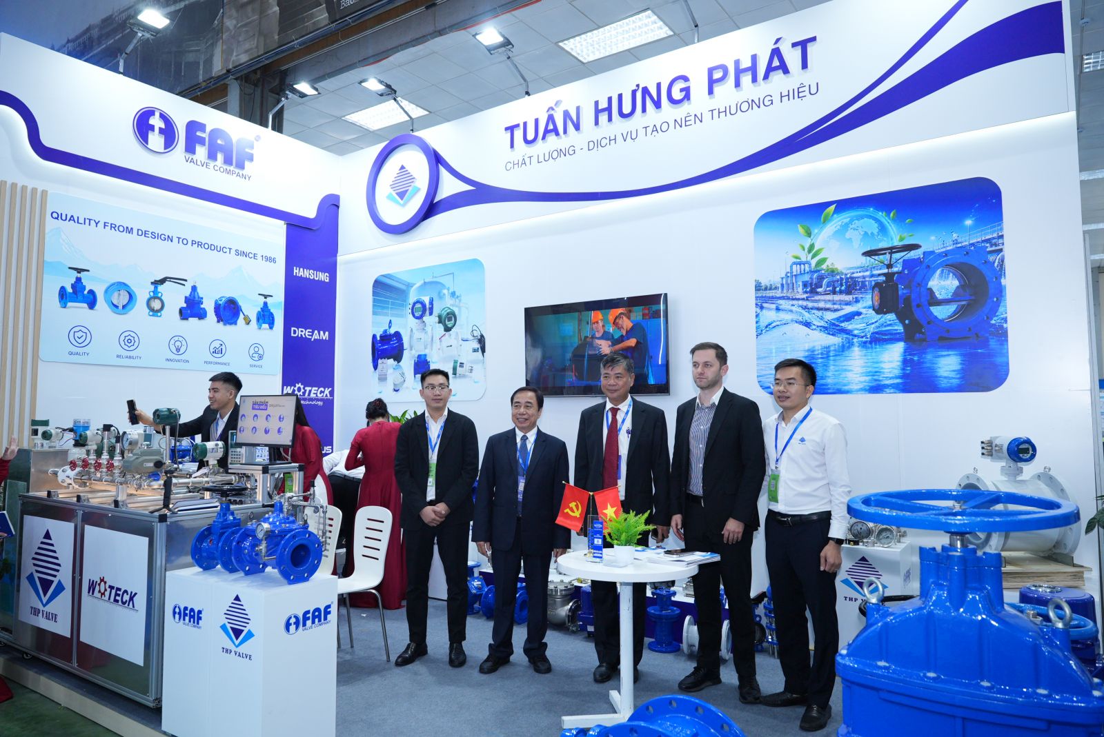 Thiết bị của Tuấn Hưng Phát thu hút khách tham quan Vietnam Water Week 2026