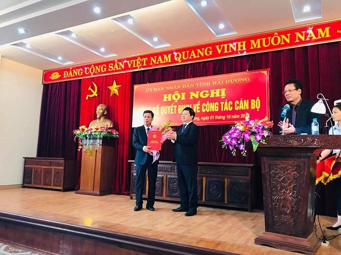 1382/Chủ tịch Cty nước sạch Hải Dương được bổ nhiệm Q.Giám đốc Sở XD