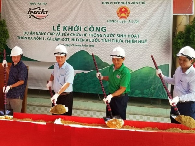 2000/Carlsberg Việt Nam tài trợ dự án nước sạch cho người dân vùng cao A Lưới