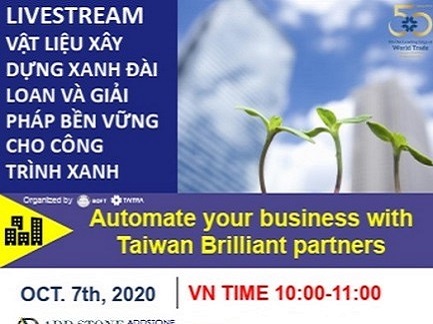 2190/Livestream giới thiệu sản phẩm Vật liệu xanh Đài Loan tiềm năng