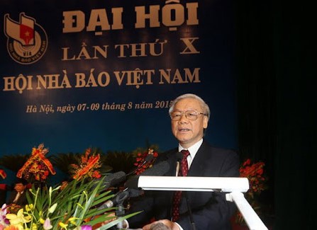 1913/Thư của Tổng Bí thư, Chủ tịch nước chúc mừng 70 năm thành lập Hội Nhà báo Việt Nam